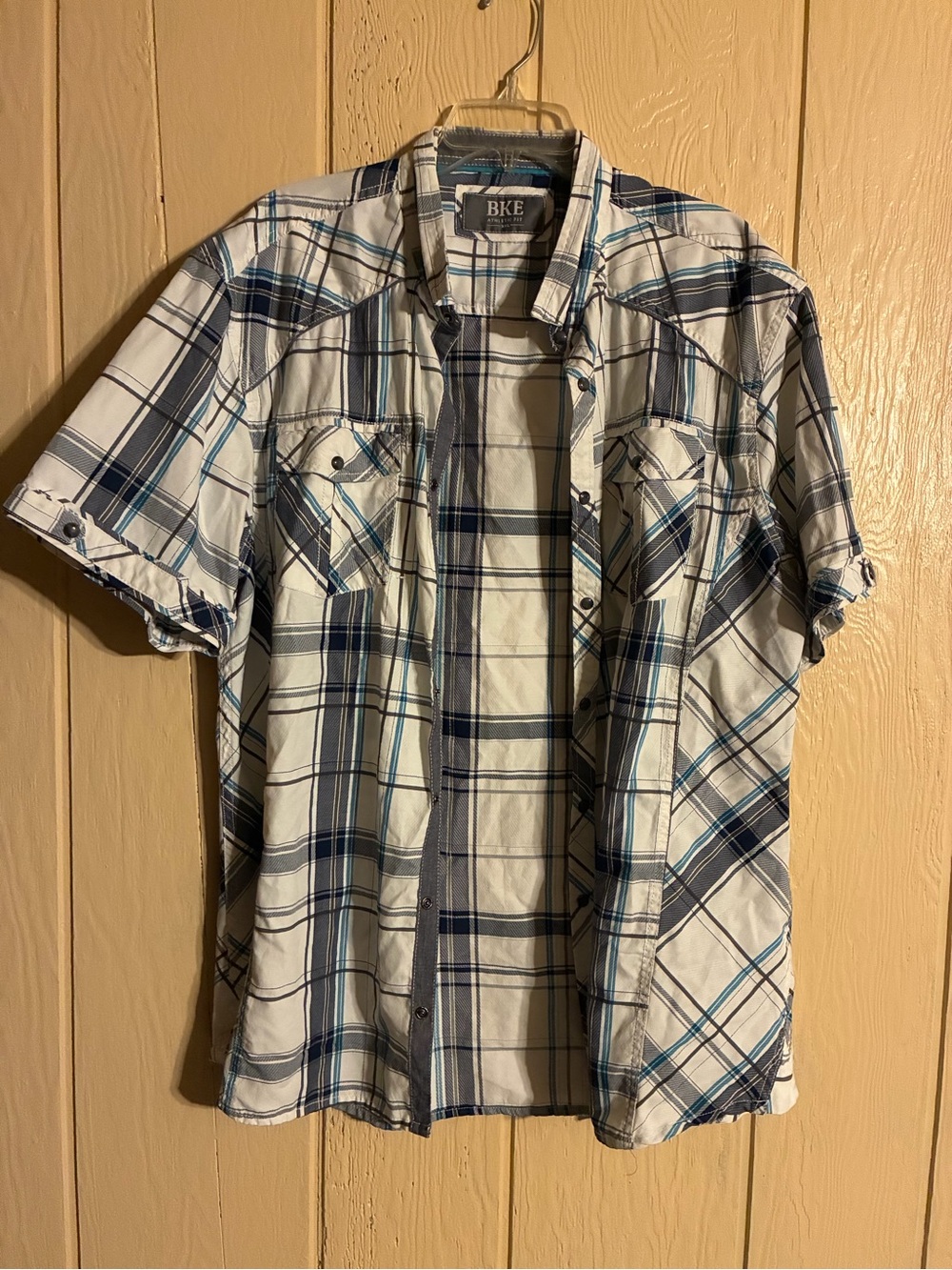 BKE plaid shirt- new without tags